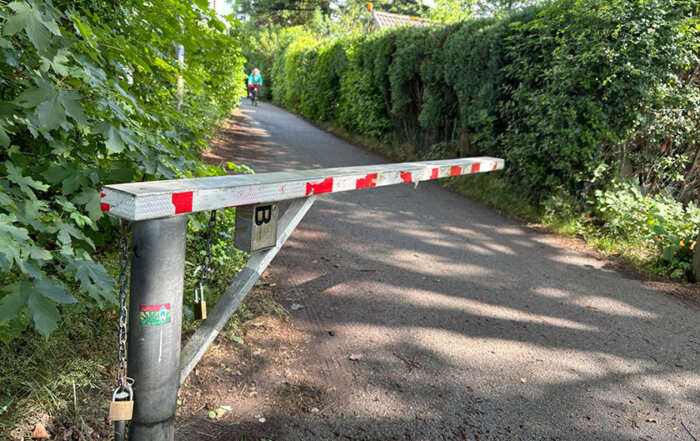 Schranke Olgaweg/Strandweg
